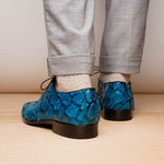 Marco Di Milano Olivieri Pirarucu Dress Oxfords Caribbean Blue