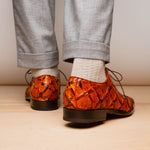 Marco Di Milano Olivieri Pirarucu Dress Oxfords Brandy