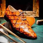 Marco Di Milano Olivieri Pirarucu Dress Oxfords Brandy