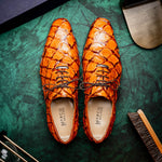 Marco Di Milano Olivieri Pirarucu Dress Oxfords Brandy