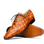 Marco Di Milano Olivieri Pirarucu Dress Oxfords Brandy