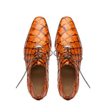 Marco Di Milano Olivieri Pirarucu Dress Oxfords Brandy