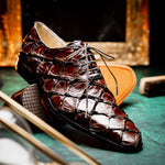Marco Di Milano Olivieri Pirarucu Dress Oxfords Brown