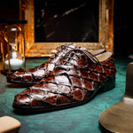 Marco Di Milano Olivieri Pirarucu Dress Oxfords Brown