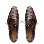 Marco Di Milano Olivieri Pirarucu Dress Oxfords Brown