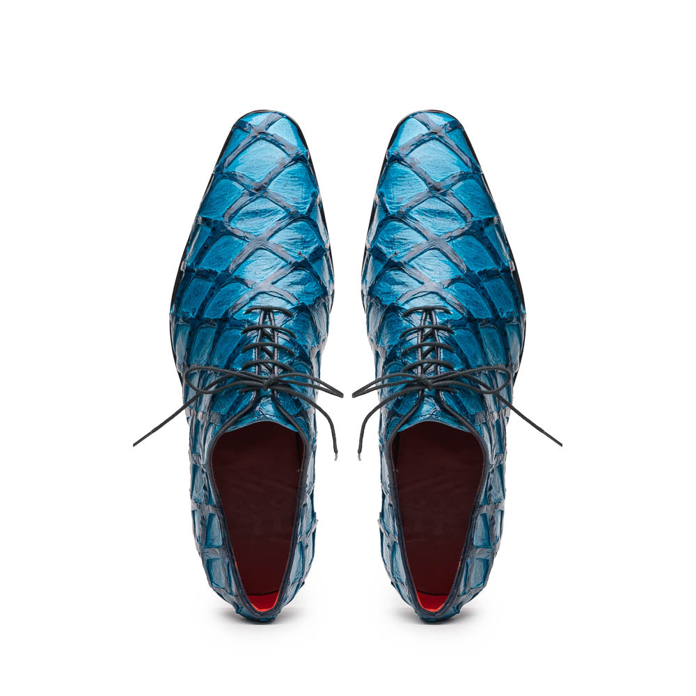 Marco Di Milano Olivieri Pirarucu Dress Oxfords Caribbean Blue