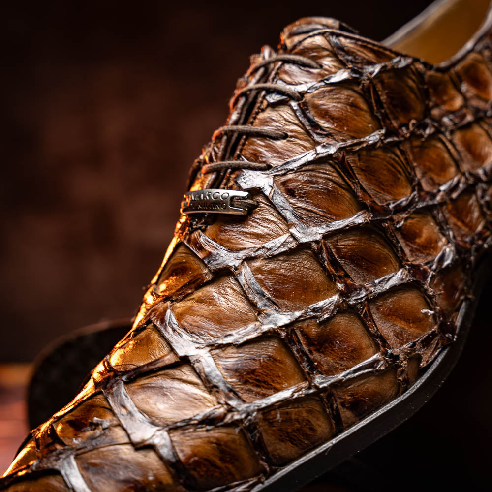 Marco Di Milano Olivieri Pirarucu Dress Oxfords Clear Brown