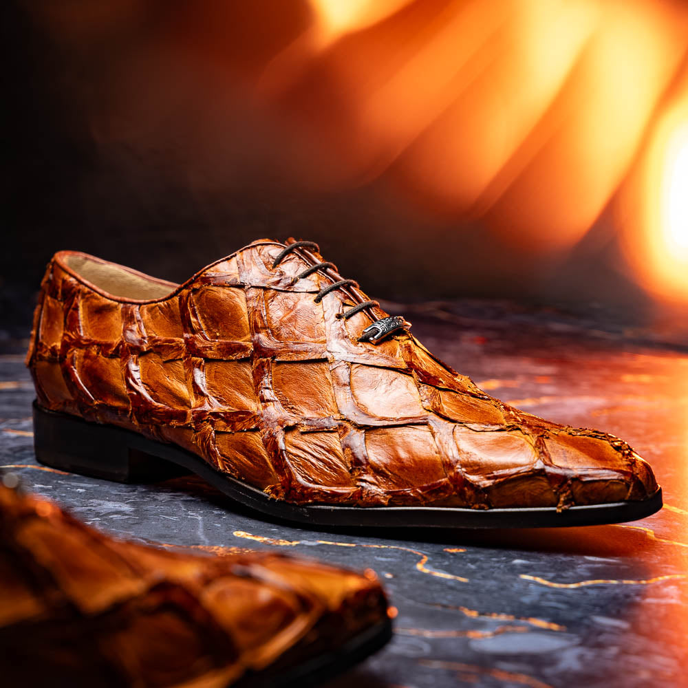 Marco Di Milano Olivieri Pirarucu Dress Oxfords Cognac