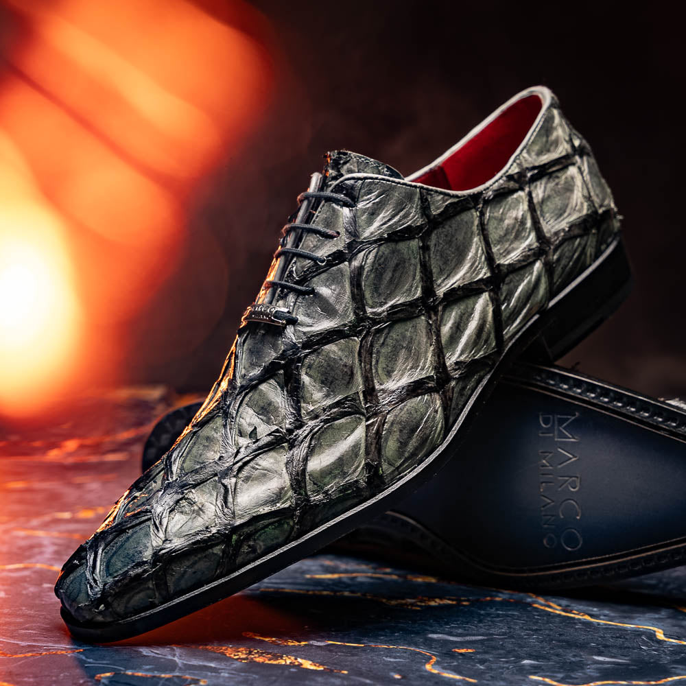 Marco Di Milano Olivieri Pirarucu Dress Oxfords Grey