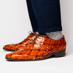 Marco Di Milano Olivieri Pirarucu Dress Oxfords Cognac