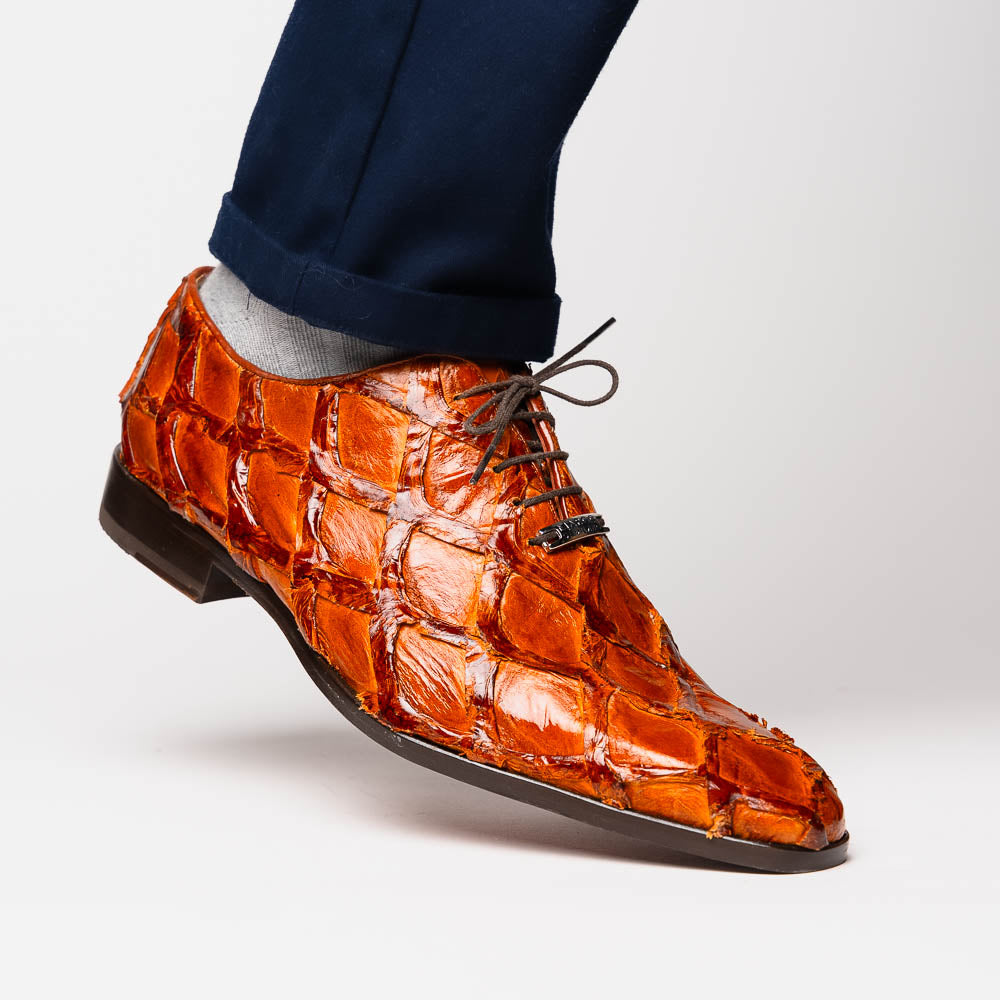 Marco Di Milano Olivieri Pirarucu Dress Oxfords Cognac