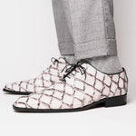Marco Di Milano Olivieri Pirarucu Dress Oxfords Newspaper