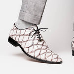 Marco Di Milano Olivieri Pirarucu Dress Oxfords Newspaper