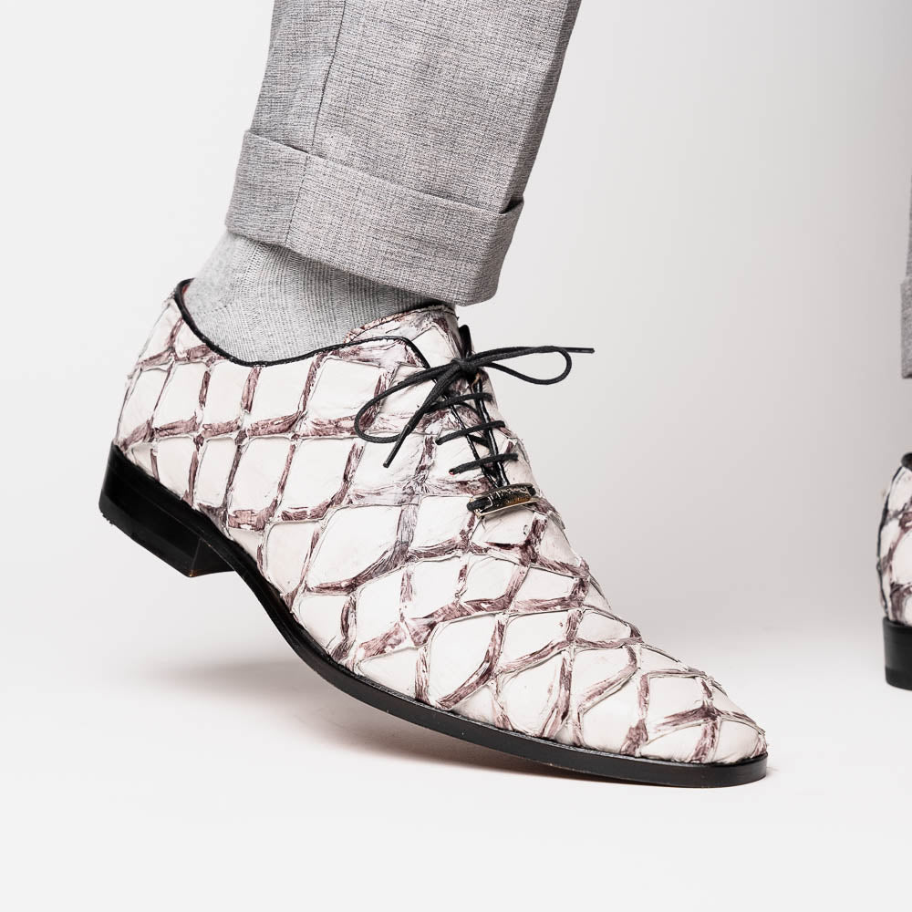 Marco Di Milano Olivieri Pirarucu Dress Oxfords Newspaper