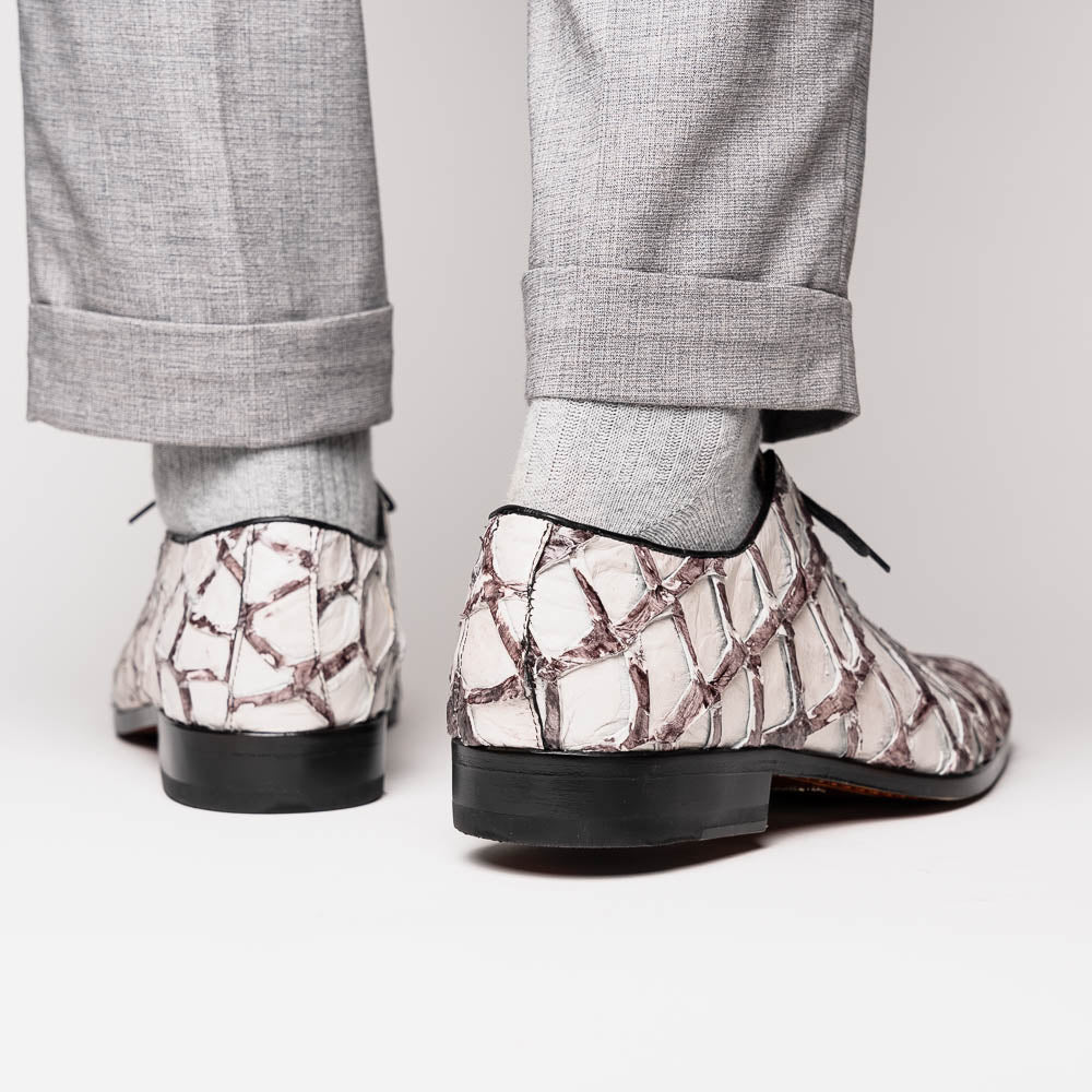 Marco Di Milano Olivieri Pirarucu Dress Oxfords Newspaper