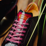 Mezlan Crocodile Super Sneaker II Burgundy (EXCLUSIVE) (AX4936-F)