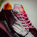 Mezlan Crocodile Super Sneaker II Burgundy (EXCLUSIVE) (AX4936-F)