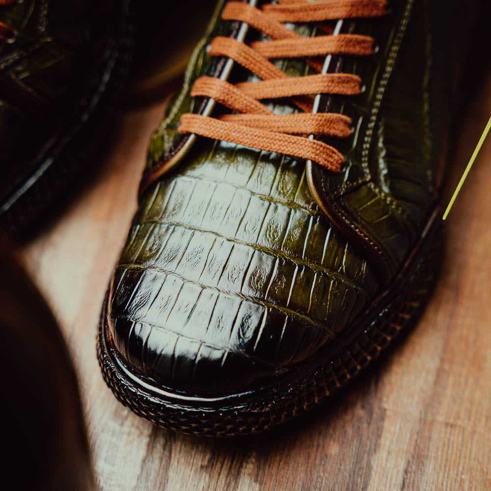 Mezlan Crocodile Super Sneaker II Green (EXCLUSIVE) (AX4936-F) Mezlan Crocodile Super Sneaker II Green (EXCLUSIVE) (AX4936-F)