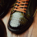 Mezlan Crocodile Super Sneaker II Green (EXCLUSIVE) (AX4936-F)