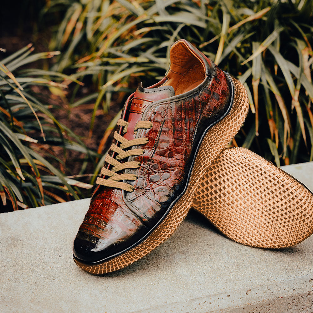 Mezlan Crocodile Super Sneaker Sport (AX4936-F) | MensDesignerShoe.com