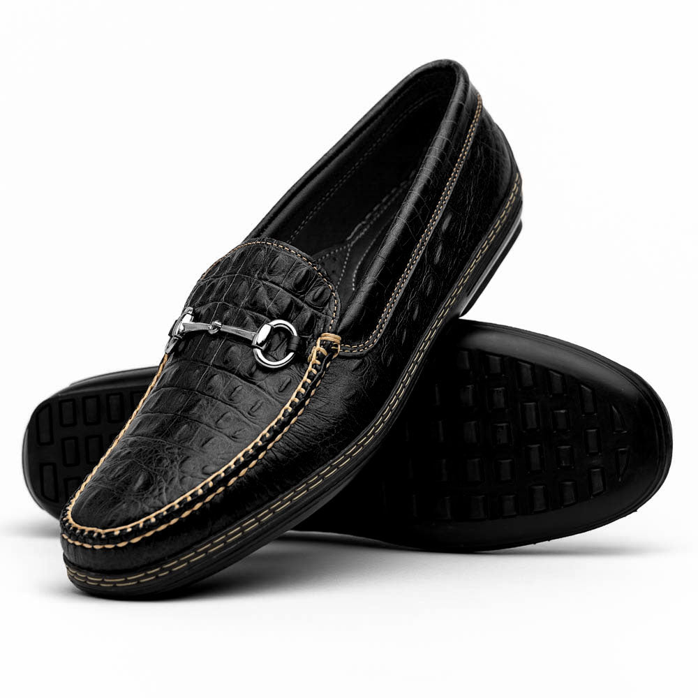 TB Phelps Croco Driver Black