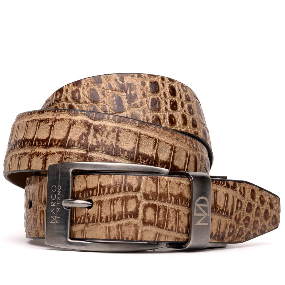 Marco Di Milano Crocodile Belt Antique Orix