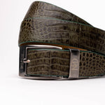 Marco Di Milano Crocodile Belt Green