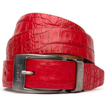 Marco Di Milano Crocodile Belt Red