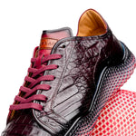 Mezlan Crocodile Super Sneaker II Burgundy (EXCLUSIVE) (AX4936-F)