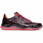 Mezlan Crocodile Super Sneaker II Burgundy