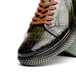 Mezlan Crocodile Super Sneaker II Green (EXCLUSIVE) (AX4936-F)