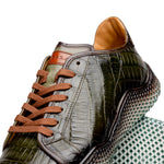Mezlan Crocodile Super Sneaker II Green (EXCLUSIVE) (AX4936-F)