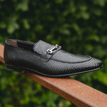 Moreschi Cuba Woven Loafers Black