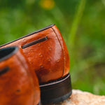Emanuele Sempre Ostrich Tassel Loafers Cognac / Dark Brown