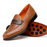 Emanuele Sempre Penny Loafers Brown