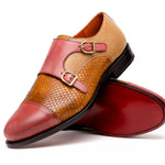 Emanuele Sempre Python Shoes Cognac