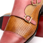 Emanuele Sempre Python Shoes Cognac