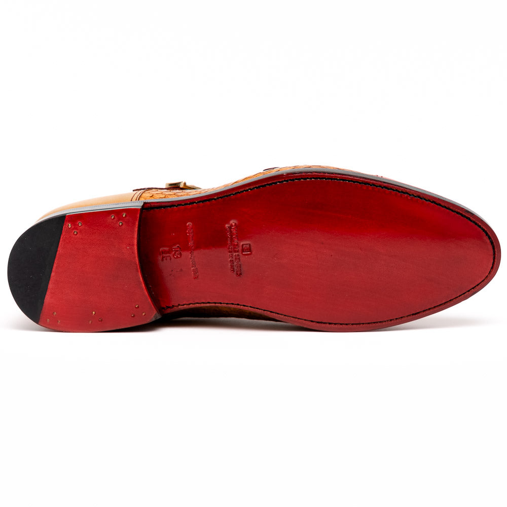 Emanuele Sempre Python Shoes Cognac
