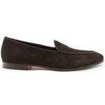 Zelli X Sueded Italian Goatskin Loafer Nicotine