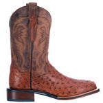 Dan Post Alamosa DP3877 Mad Dog Full Quill Ostrich Boots Cognac / Brown