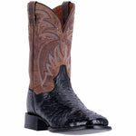 Dan Post Calhoun DP4530 Full Quill Ostrich Boots Black / Tan