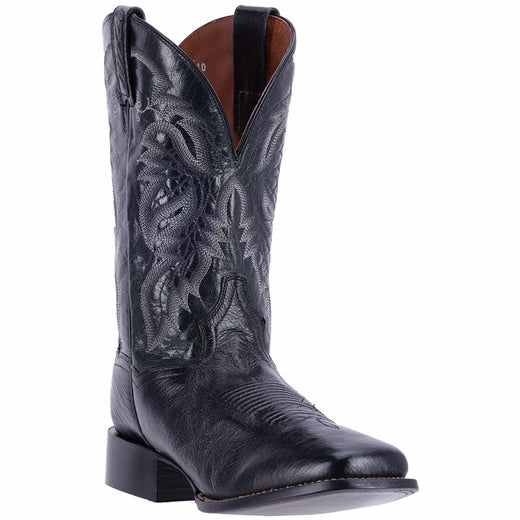 Dan Post Callahan DPP5202 Smooth Ostrich Boots Black