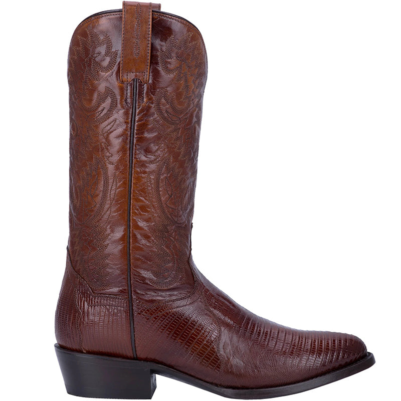 Dan Post DP2351R Raleigh Lizard Boots Antique Brown