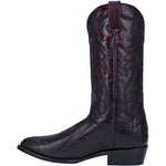 Dan Post DP26636 Bellevue Ostrich Leg Black Cherry