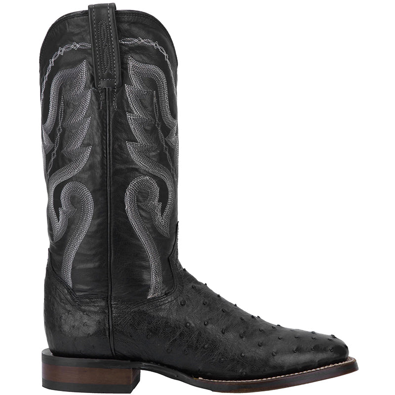 Dan Post DP2980 Chandler Full Quill Ostrich Boots Black