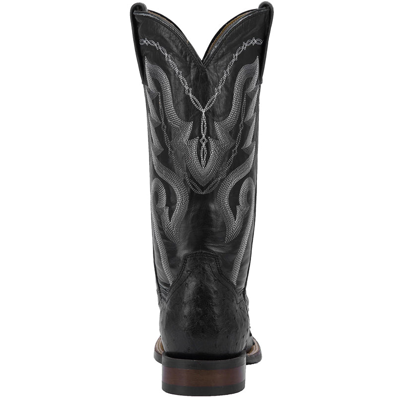 Dan Post DP2980 Chandler Full Quill Ostrich Boots Black