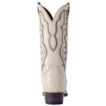 Dan Post DP3015 Pershing Full Quill Ostrich Boots Winter White