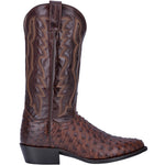 Dan Post DP3016 Pershing Full Quill Ostrich Boots Brass