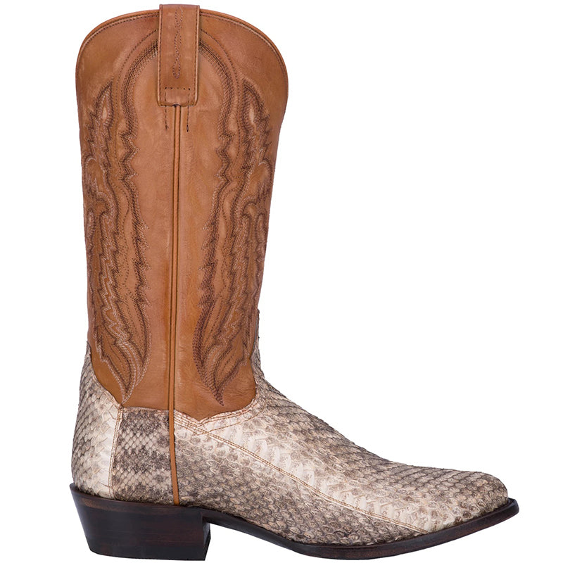 Dan Post DP3017 Venom Rattlesnake Boots Natural