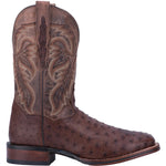 Dan Post DP3875 Alamosa Full Quill Ostrich Boots Chocolate